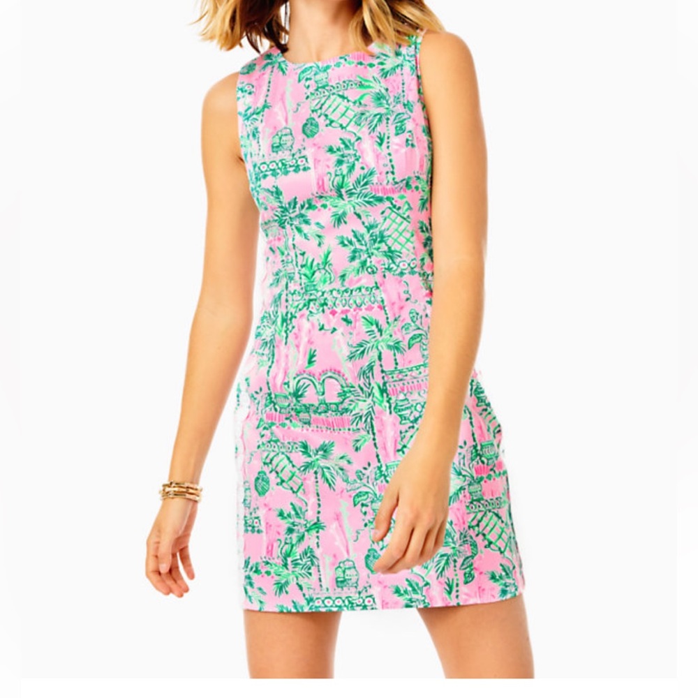 Lilly Pulitzer Mila Shift dress in Always Worth it-size 12